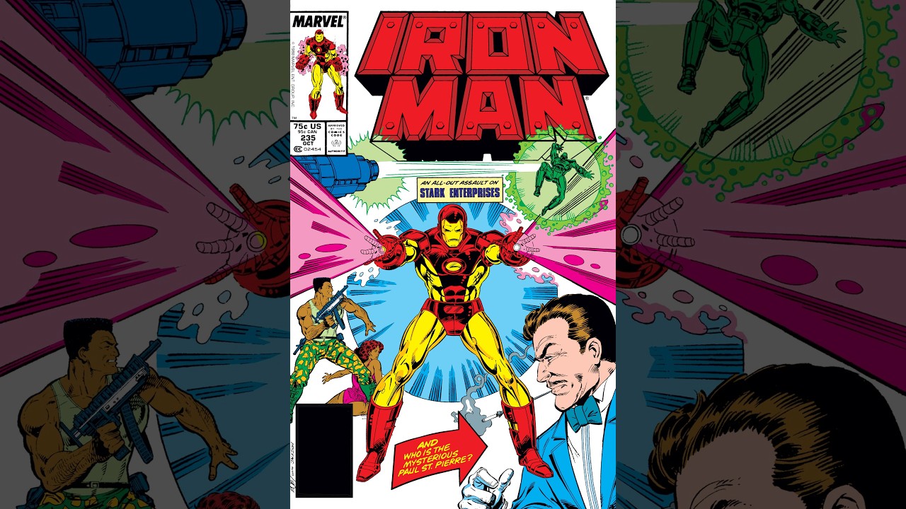 Iron Man 235  vs The Gray Gargoyle by David Michelinie, Jackson 