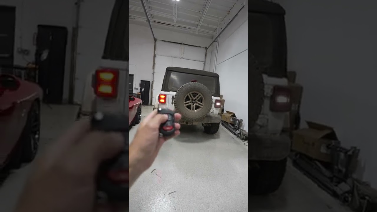 Функция светового шоу Jeep JL с брелока