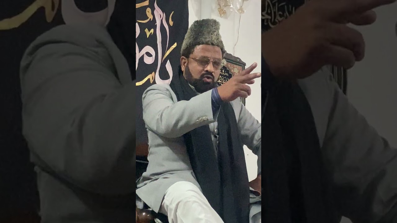 Aali Jb Maulana IBNE ABBAS sahab Qibla Zaidpuri Zila Barabanki UP INDIA MAJLIS ko khitaab karte hue.