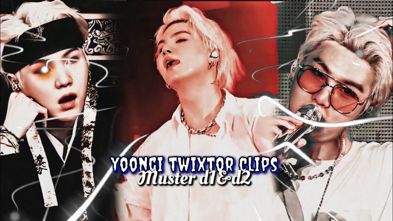 hot yoongi twixtor clips for edits (muster sowoozoo d1 & d2)