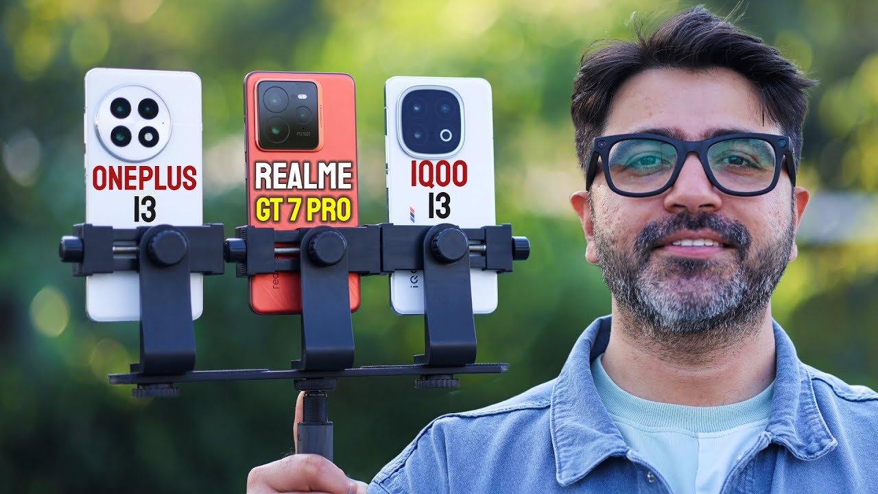 OnePlus 13 vs iQOO 13 vs Realme GT 7 Pro CAMERA COMPARISON