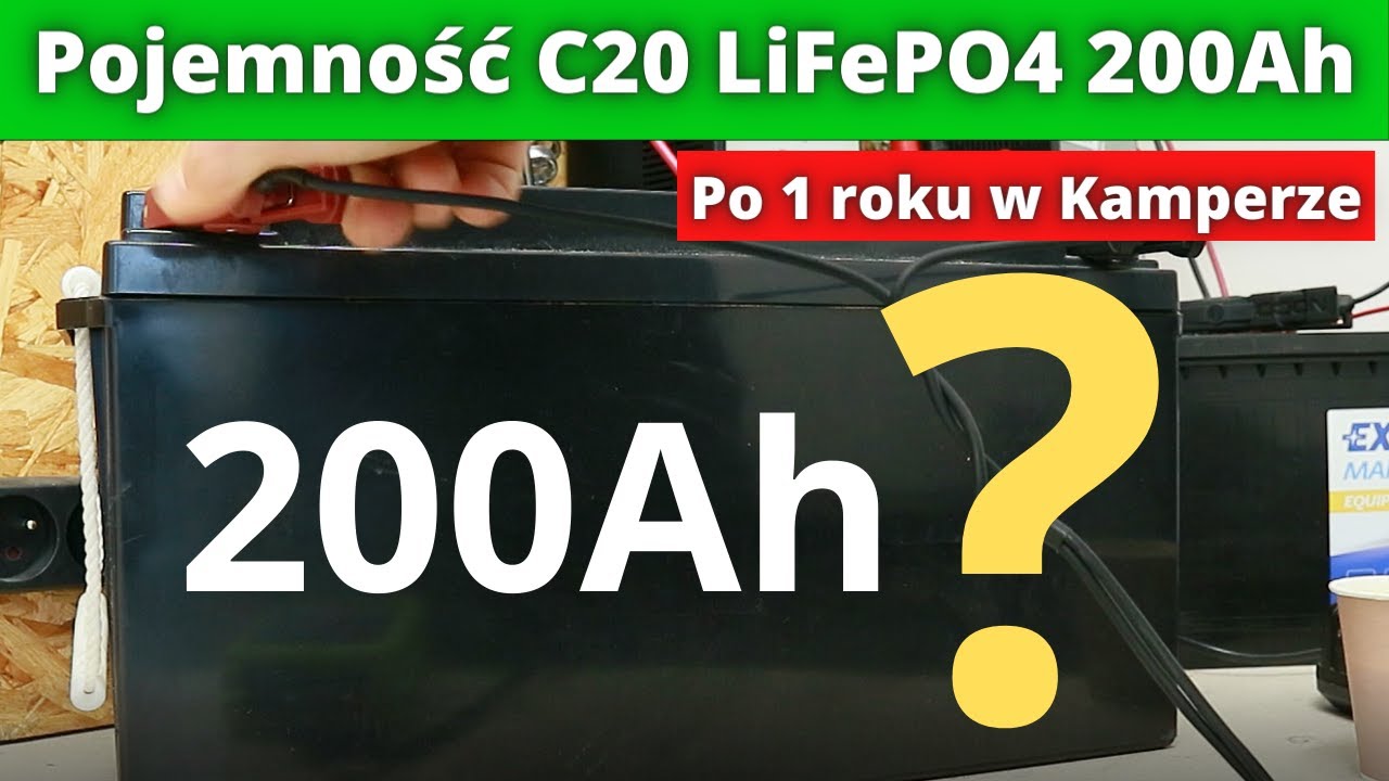 Akumulator LiFePO4 200Ah po 1 roku w KamperVAN. S5E017