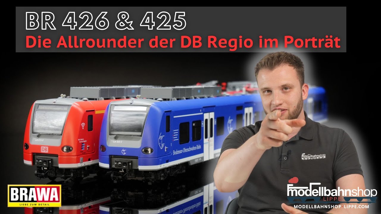 Die Allrounder der DB Regio im Portr&auml;t | BR 426 & BR 425 | E-Triebwagen | DB AG | VI | H0 | Brawa