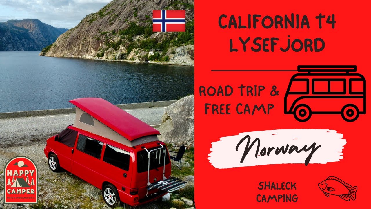 VW T4 California Dream Road Trip Lysefjord Norway