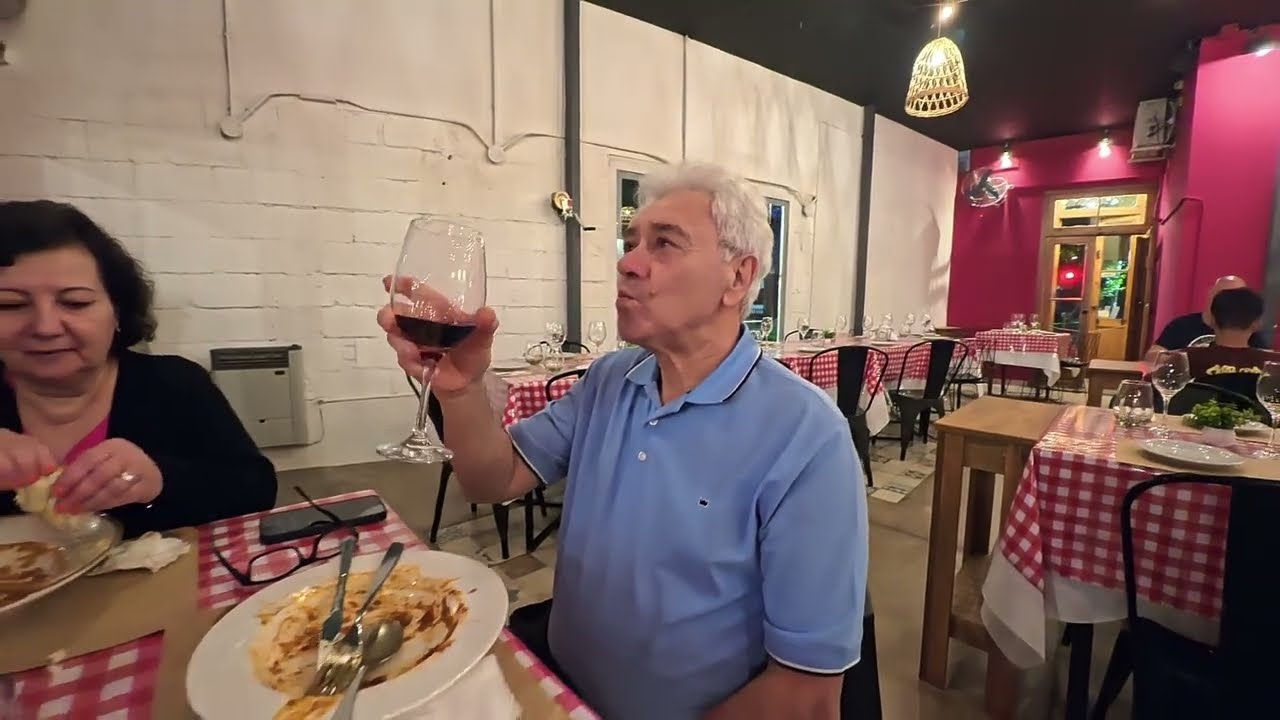 Dinner at Napoli Trattoria Italiana, Mendoza Argentina- Extended Version