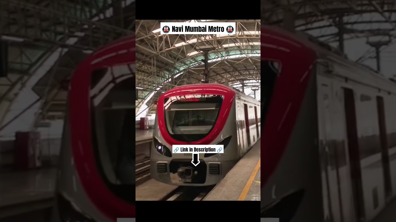 Navi Mumbai Metro #metro #navimumbai #navimumbaimetro #shortsviral #metrotravel