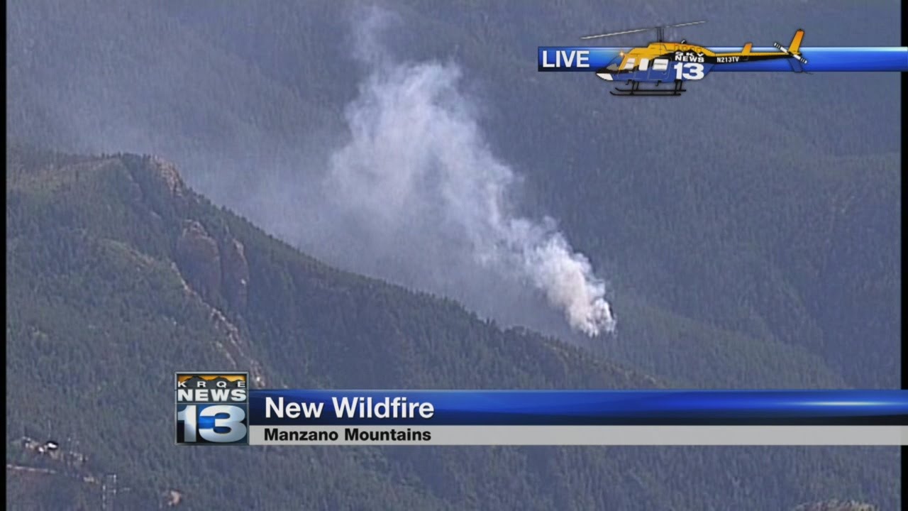 New fire sparks in Manzano Mountains