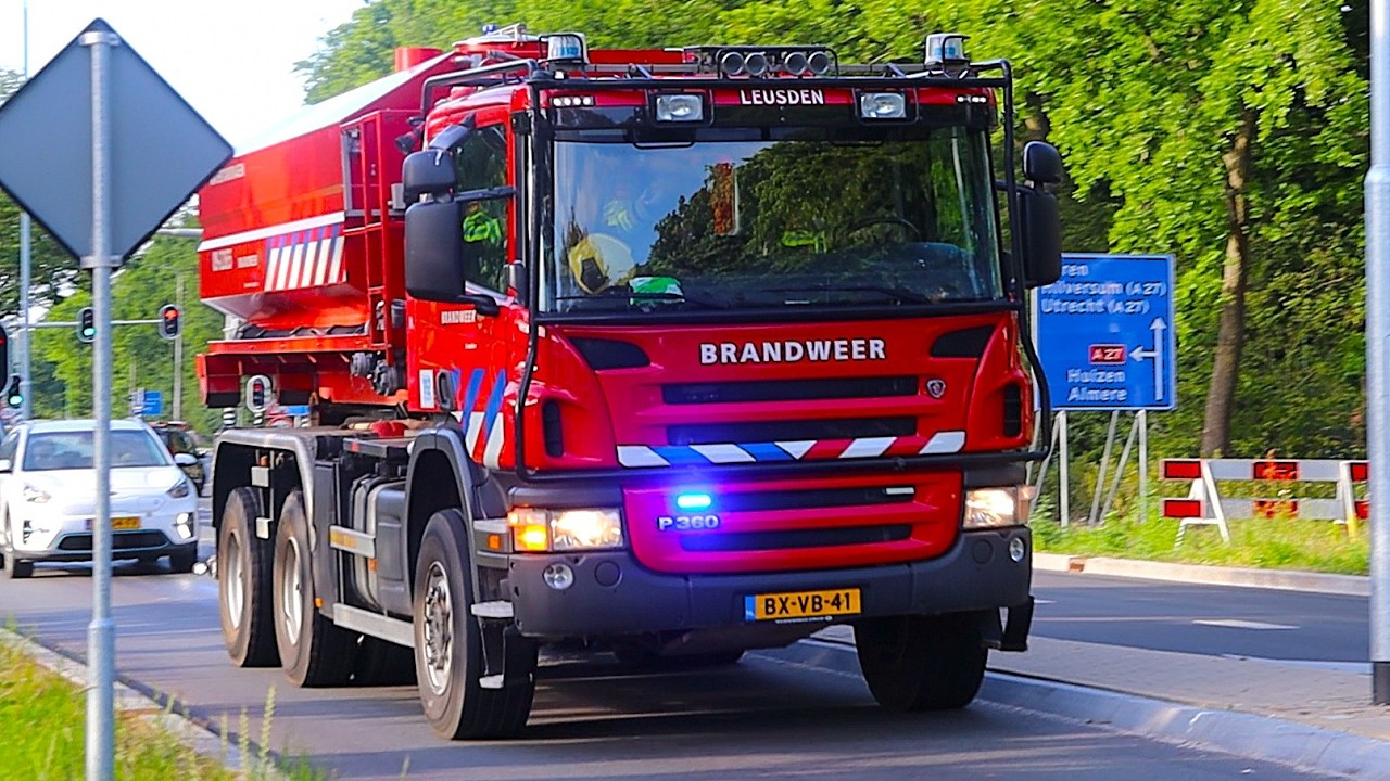 [ZEER GROTE BRAND GRIP 1 Eemnes] Veel Brandweer, Ambulance, Veiligheidsregio en Politie met spoed