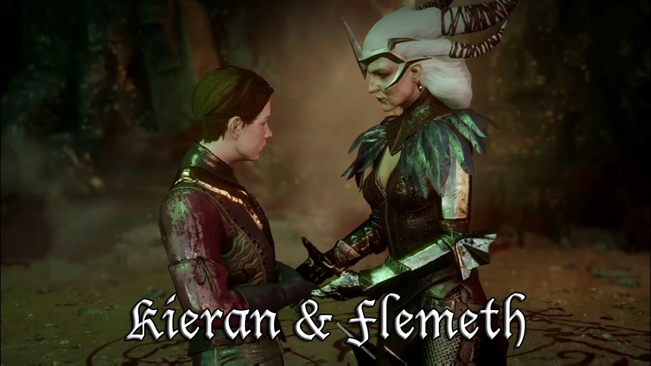 Kieran & Flemeth in the Fade (Dragon Age Inquisition Gameplay)
