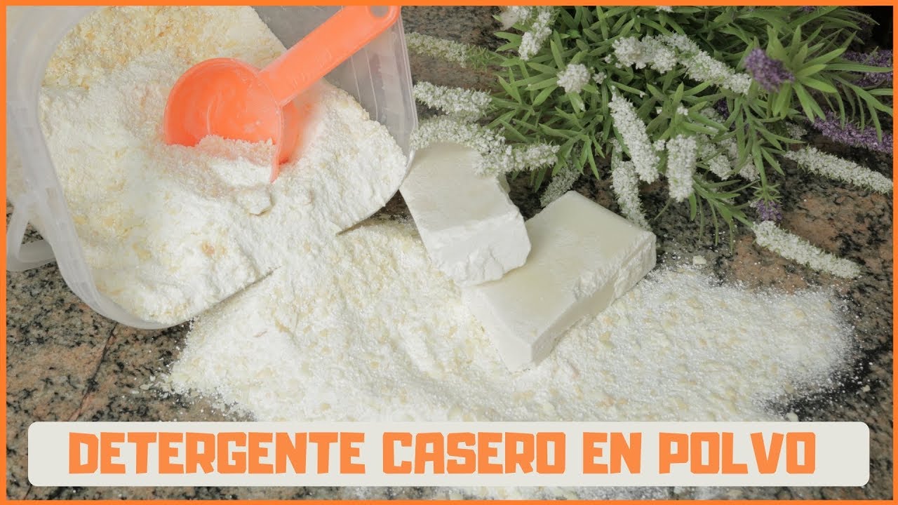 DETERGENTE PARA LAVADORA CASERO EN POLVO ! Limpiador caasero