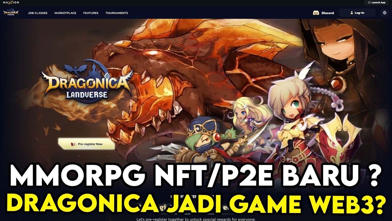 MMORPG NFT/P2E BARU ? DRAGONICA JADI GAME WEB3 ? APAKAH SECUAN RO LANDVERSE ? - DRAGONICA LANDVERSE