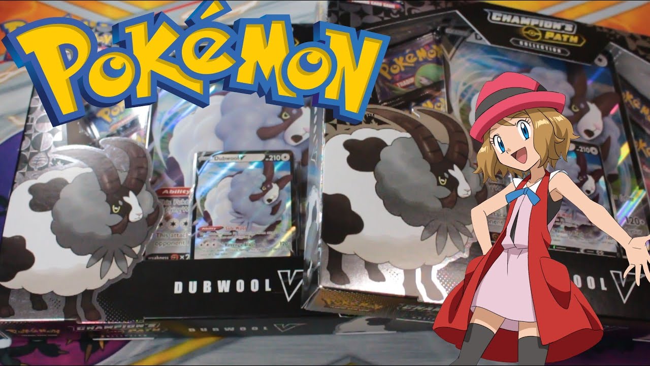 Pokemon Trading Crad Game - Dubwool V Champion's Path Opening x2
