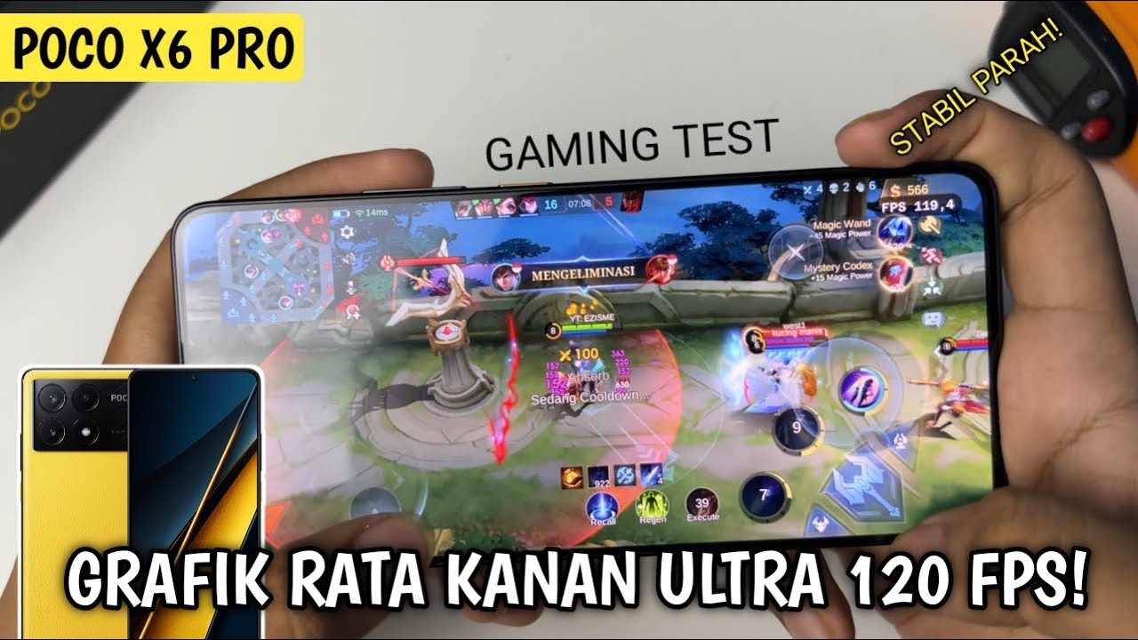 Tes Main Mobile Legends di Poco X6 Pro - Pake Hp ini auto imortal!