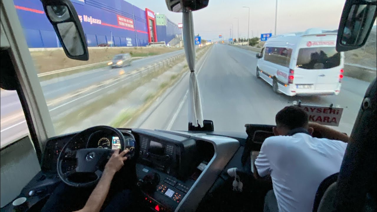 Elazığ Hazar Turizm ile Elmadağ inişi Mercedes Benz Travego Euro 6