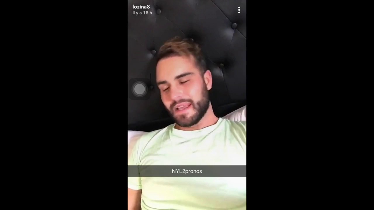 Nikola Lozina a la salle de sport avec son père