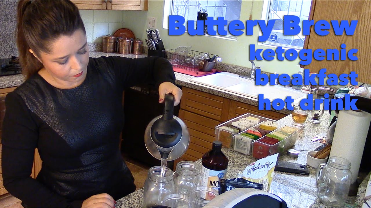 My morning buttery brew. Blended butter drink for a ketogenic breakfast.