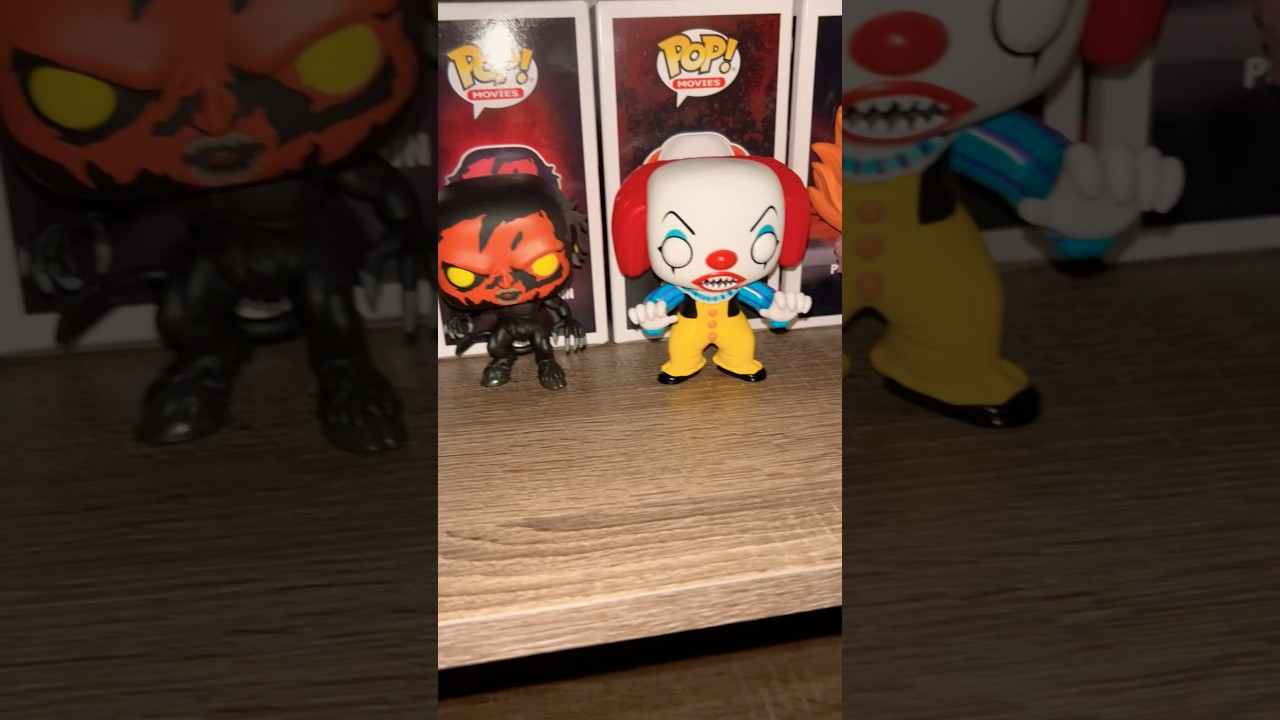 My horror funko pop collection so far! 😍 