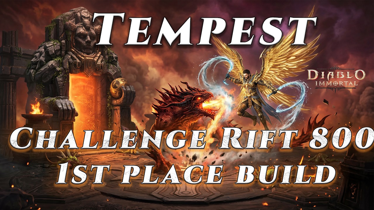 Diablo Immortal - TEMPEST - Прохождение и сборка 800-го портала испытаний