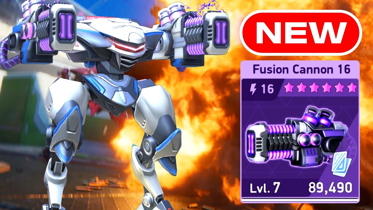 NEW WEAPON Fusion Cannon 16 - Panther - Mech Arena