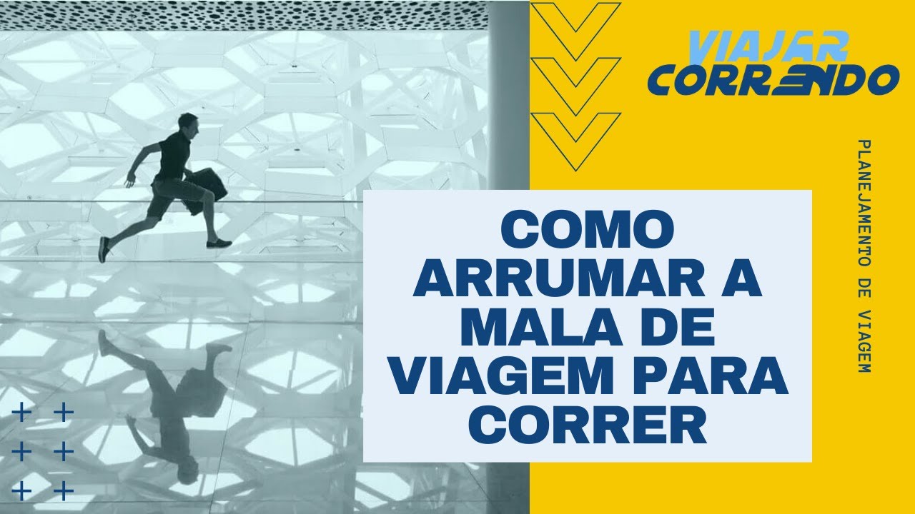 Como arrumar a mala de viagem para correr - S&eacute;rie Planejamento de Viagem ✈️🏃