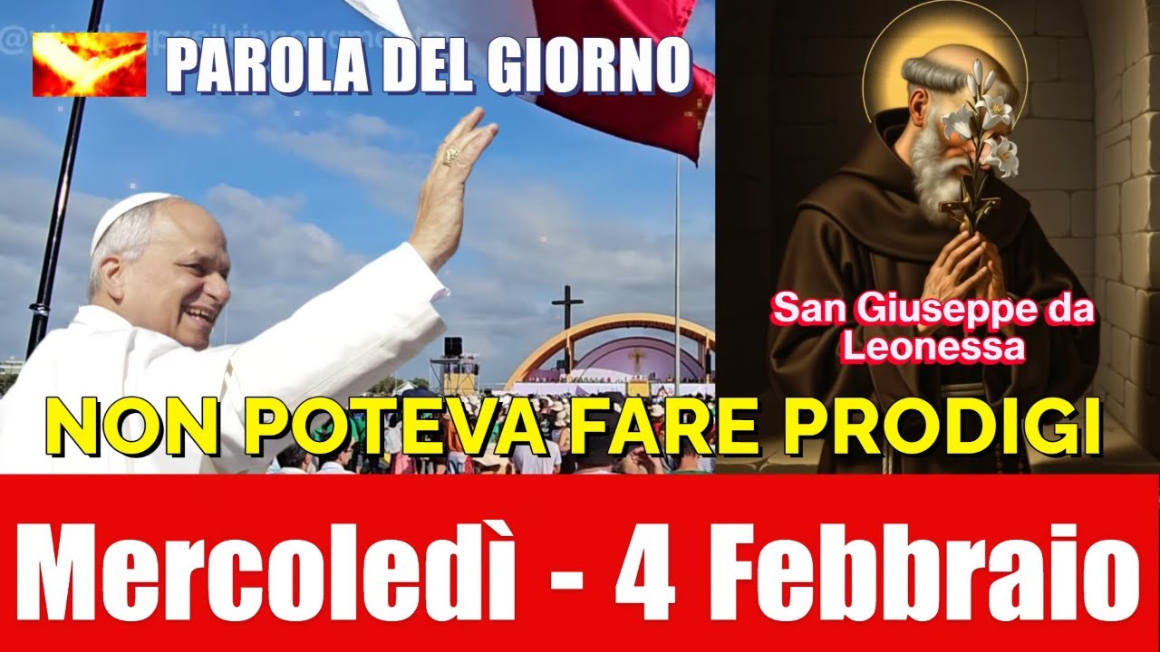 Quando Dio blocca i Miracoli (L'Errore di Re Davide) Vangelo 4 Febbraio (P. La Grua)