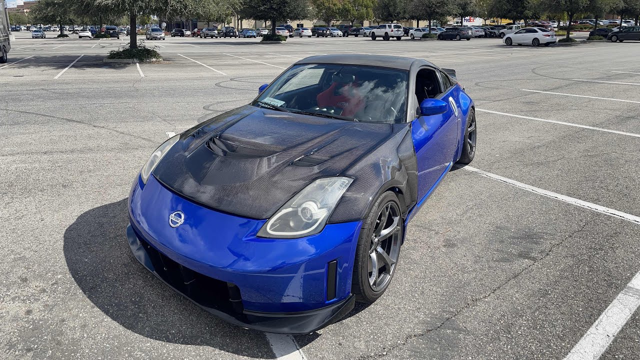 350z Gets A New Carbon Hood/Nismo Bumper & Wheels 🔥🔥