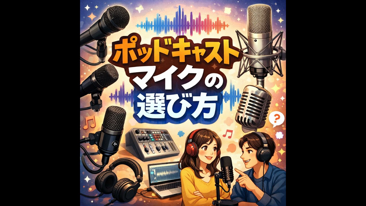 ポッドキャストマイクの選び方