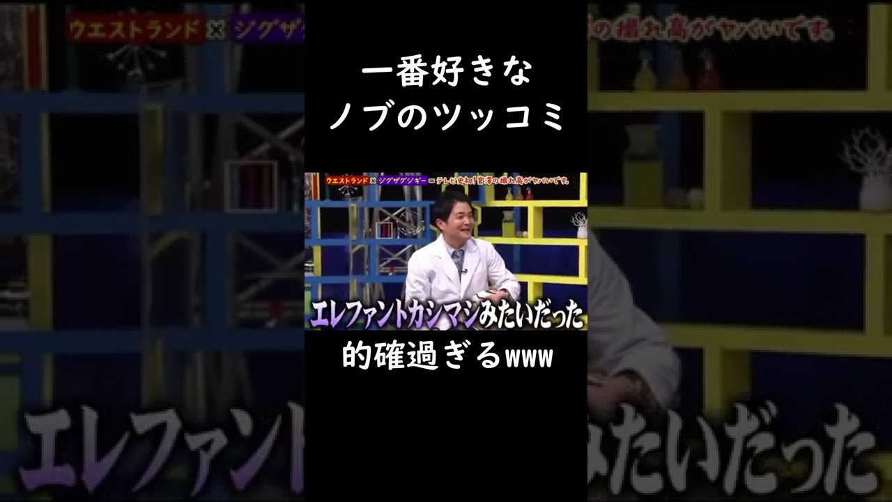個人的に一番好きな千鳥ノブのツッコミ