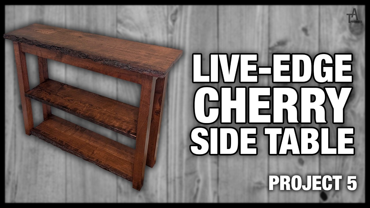 [Project 5] Building a Live-Edge Cherry Side Table