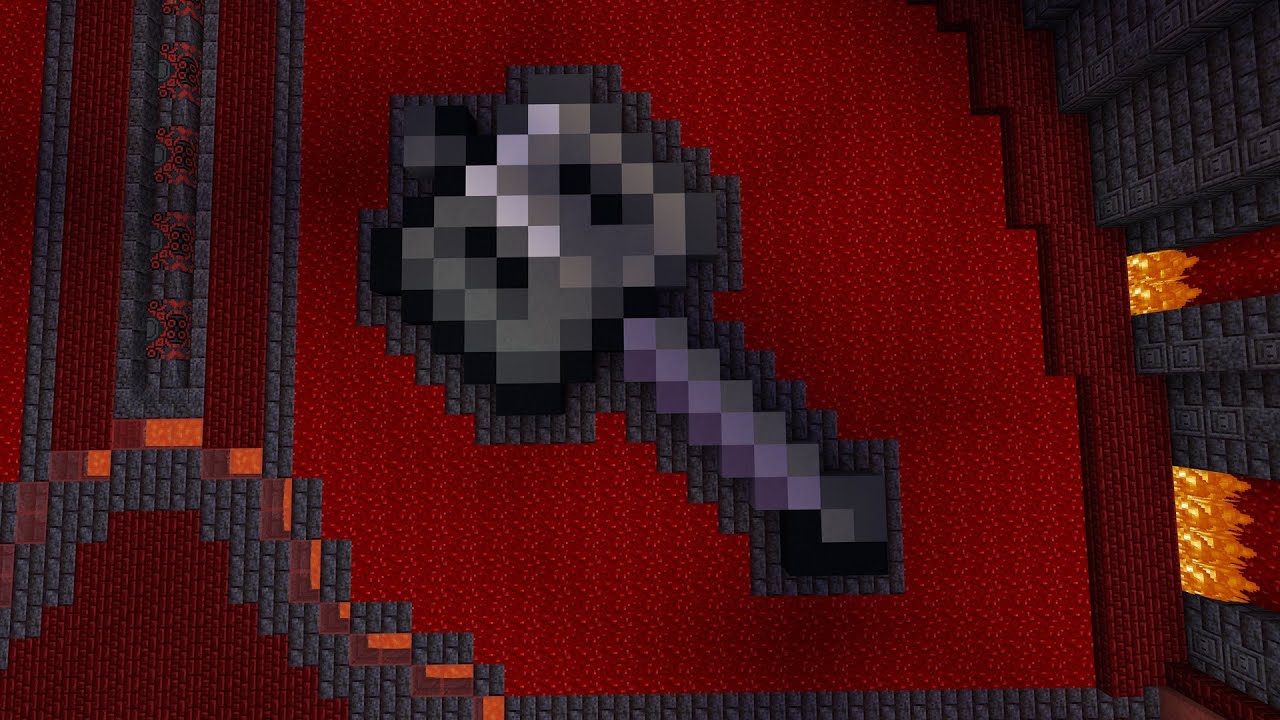 (SIMPLE) Minecraft Mace Pixel art Tutorial!