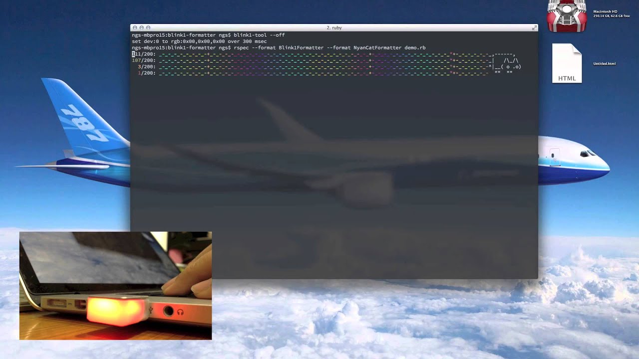Blink1 RSpec Formatter