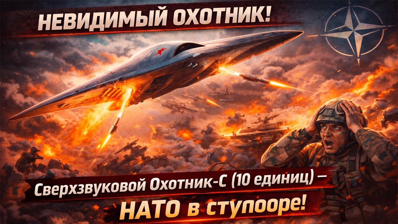 НЕВИДИМЫЙ ОХОТНИК! Сверхзвуковой Охотник-С (10 единиц) - НАТО в ступоре!