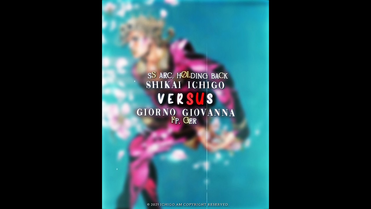 Ss ichigo vs giorno ger. I mean, it should be obvious  #shorts #ichigo #aizen #jojo #jjba #bleach