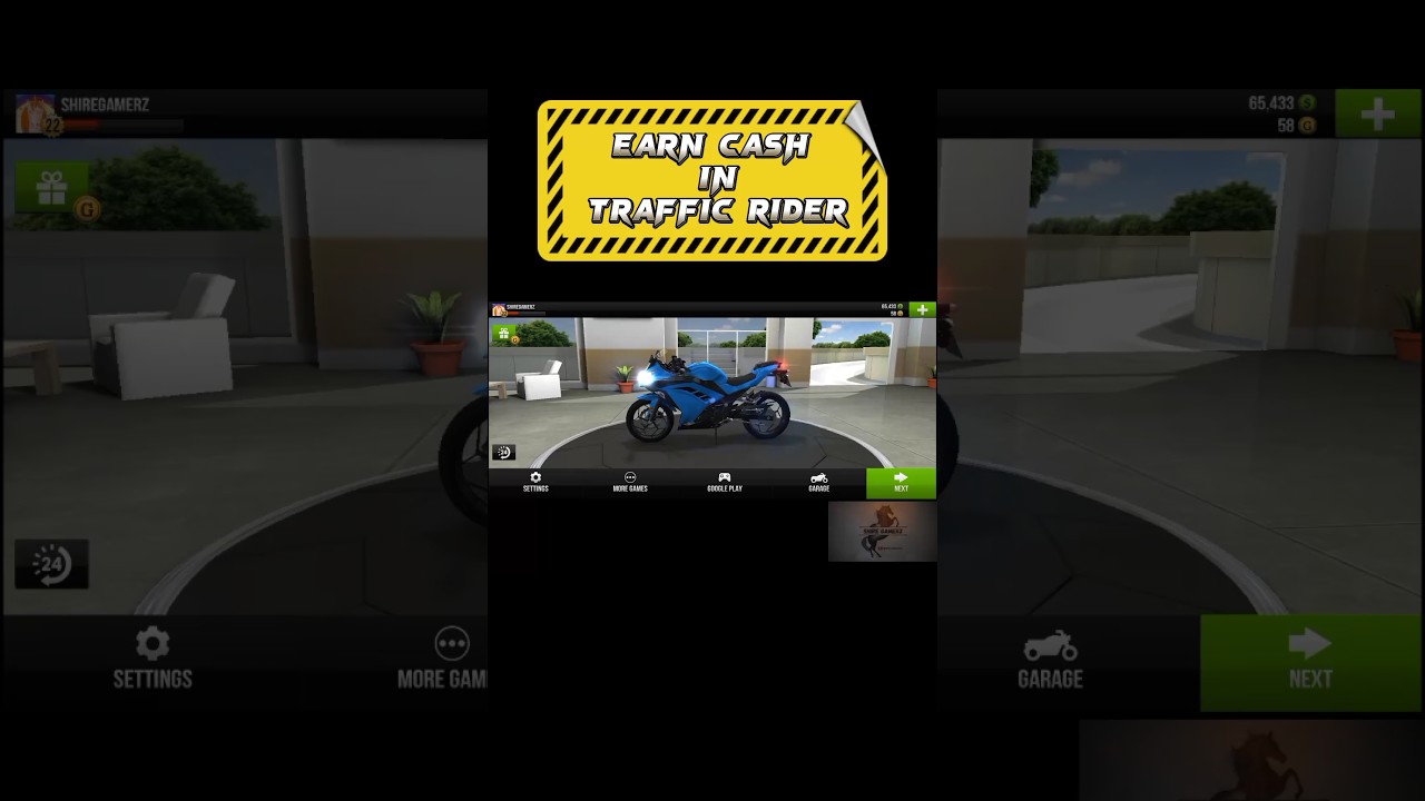 Earn Cash in Traffic Rider Game 💵 #shorts #short #viral #viralshorts