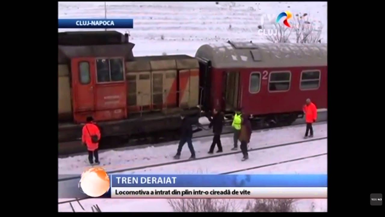 Tren deraiat