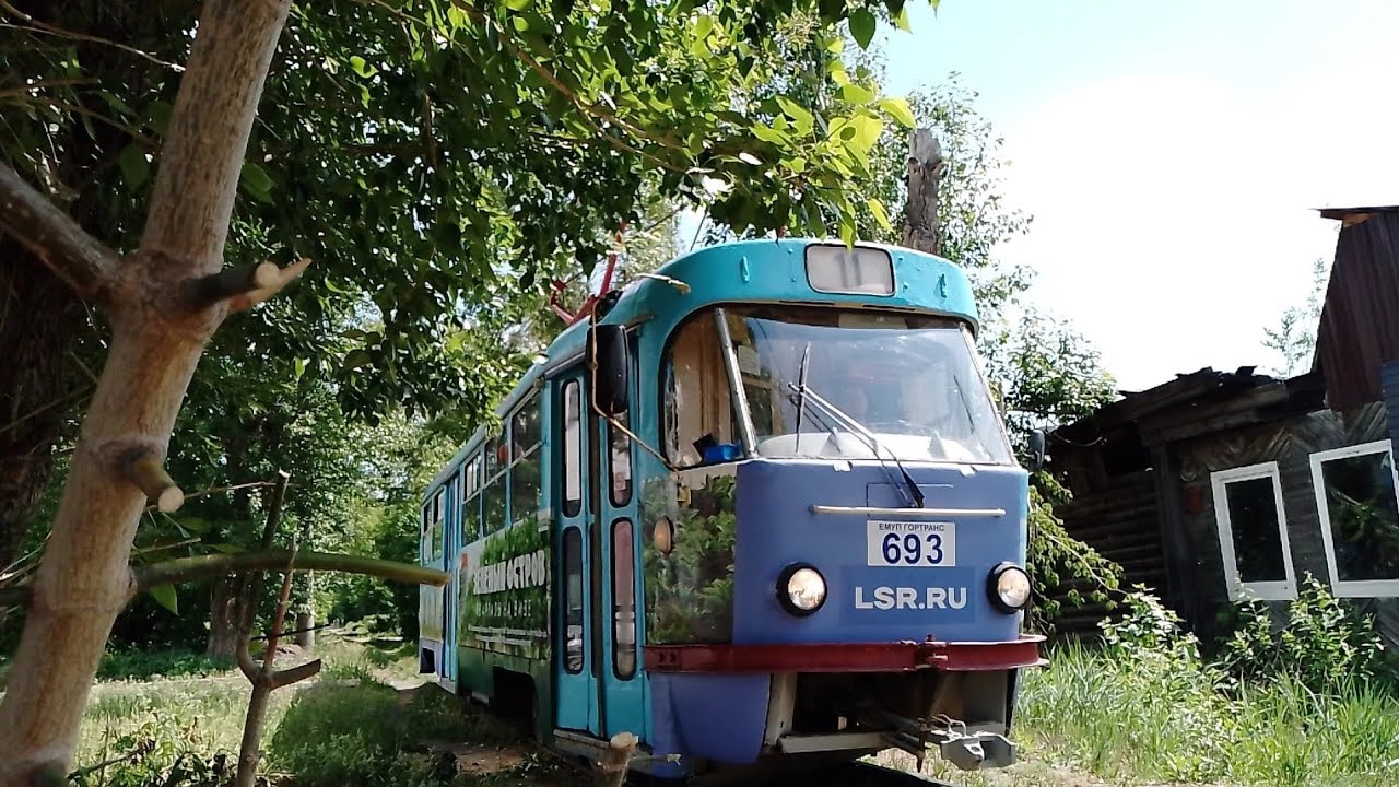 Поездка на трамвае Tatra T3SU | номер 693 | маршрут 11 | Екатеринбург 