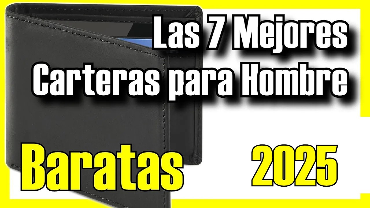 🔥 Las 7 MEJORES Carteras para Hombre BARATAS de Amazon [2025]✅[Calidad/Precio] Billeteras de Piel