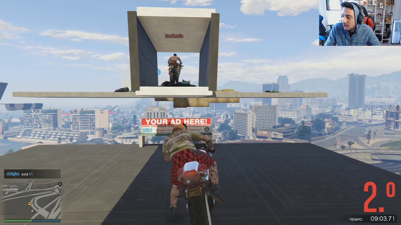 NOS TIENE QUE LEVANTAR UN MOLINOOOOO!! PARKOUR GTA V