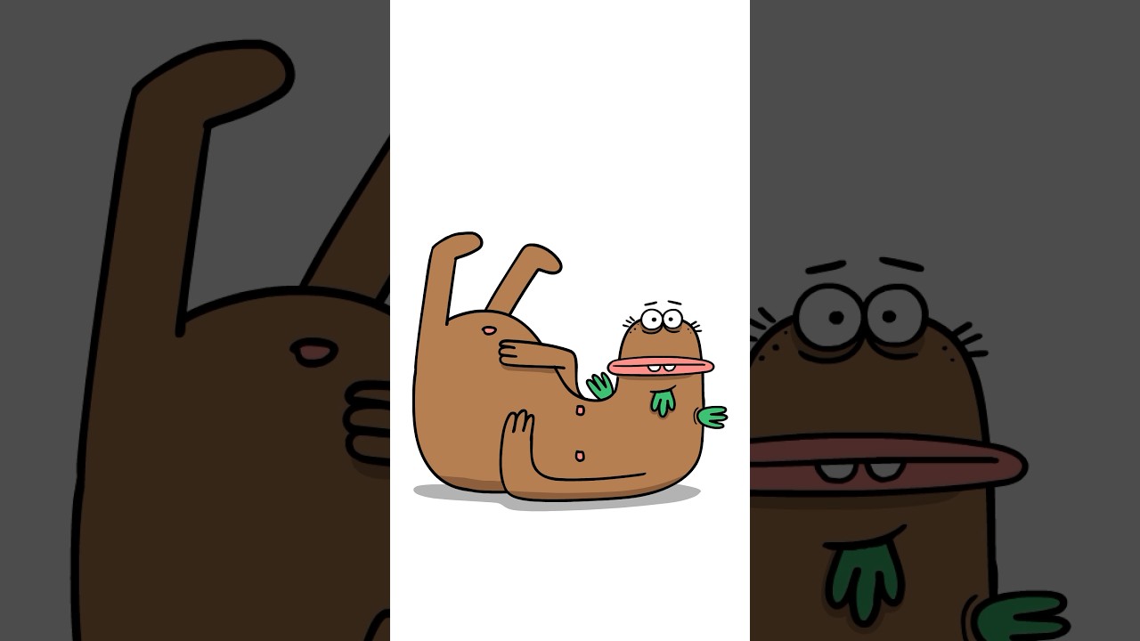 Monster dancing to the more potato song. #animation #cartoon #dance #monster #potato