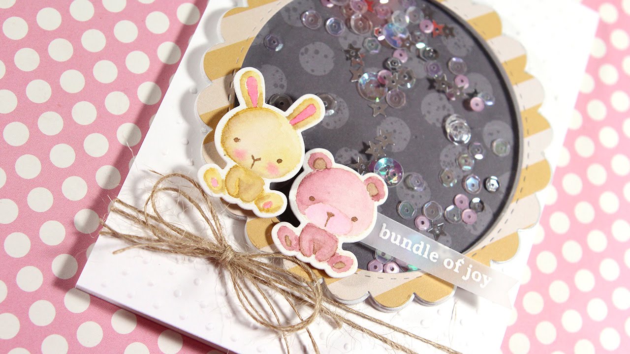 Baby Shower Shaker Card - Make a Card Monday #269