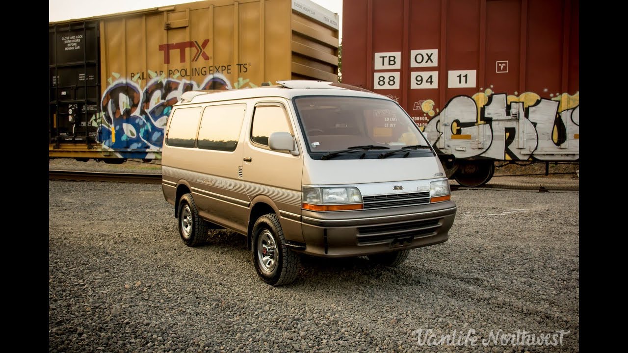 SALE REVIEW: 1992 Toyota HiAce Super Custom Limited 4wd Diesel JDM Van // by VANLIFE NORTHWEST