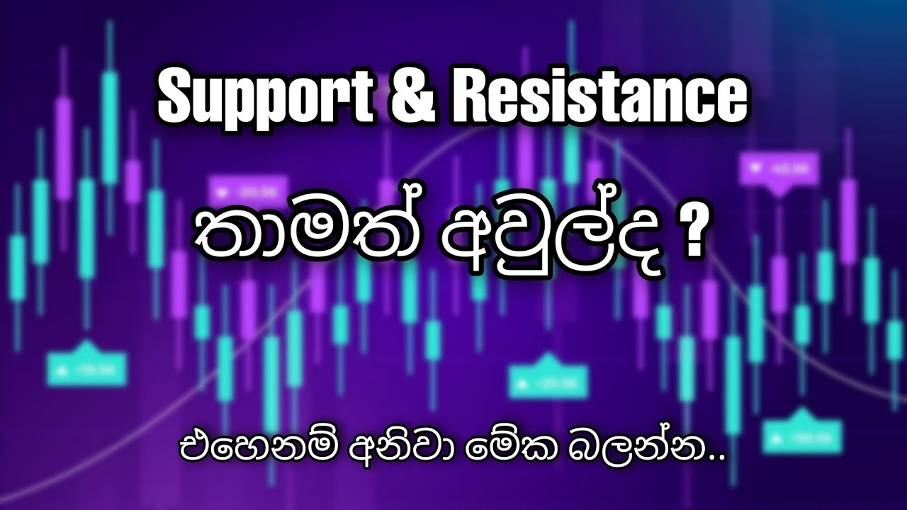 How To Place Support & Resistance | In Details | Sinhala Tutorial  | Chandana Jayathilaka
