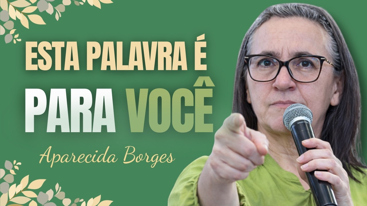 DEUS MANDOU TE AVISAR: O MAIOR ESTÁ AQUI, NÃO DUVIDE AGORA | Missionária Aparecida Borges.