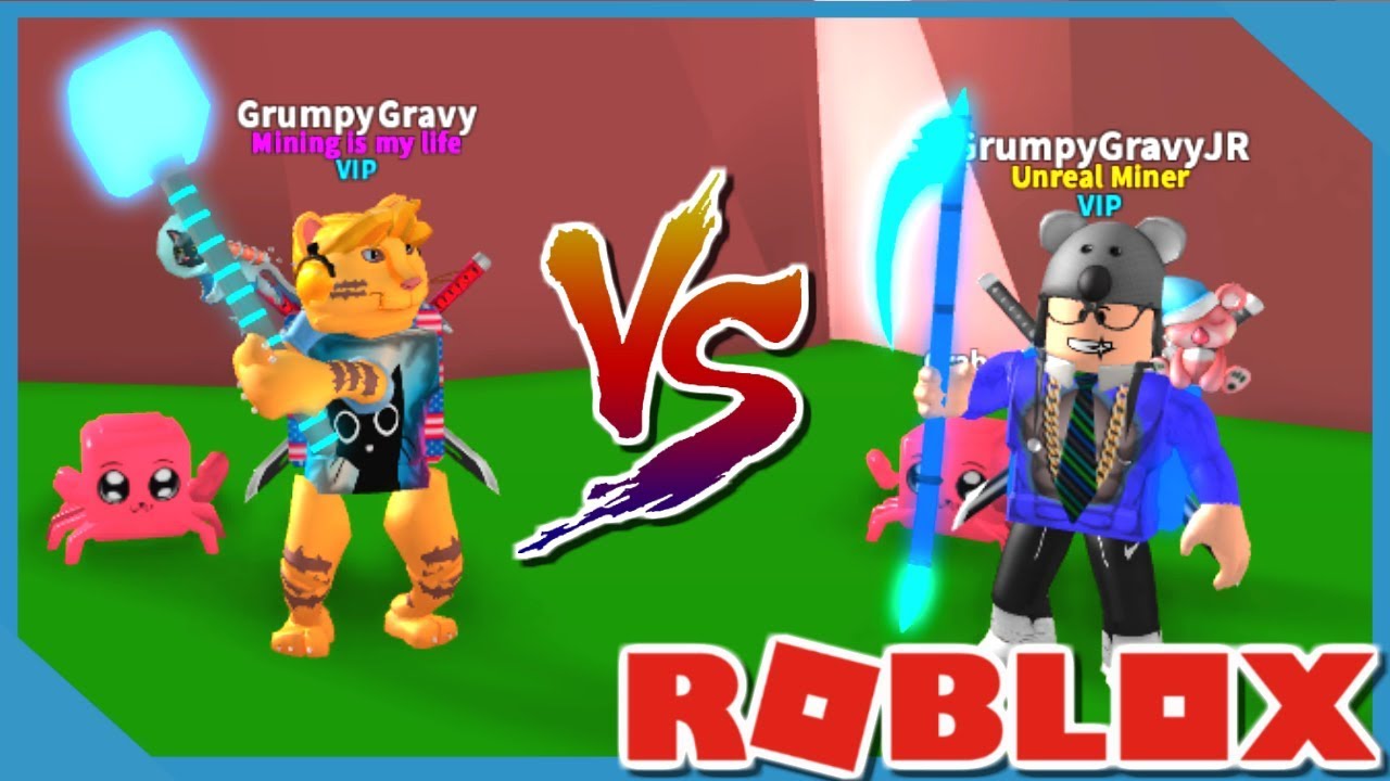 Lightning Hammer VS Mythical Scythe | Roblox Mining Simulator