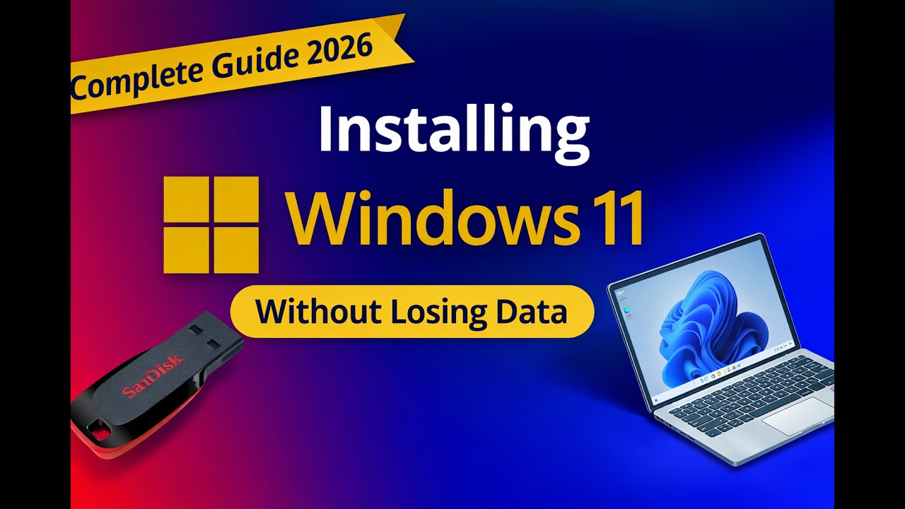How to Install Windows 11 without Losing Data (2026 Step-by-Step Guide) #Windows11 #WindowsUpdate