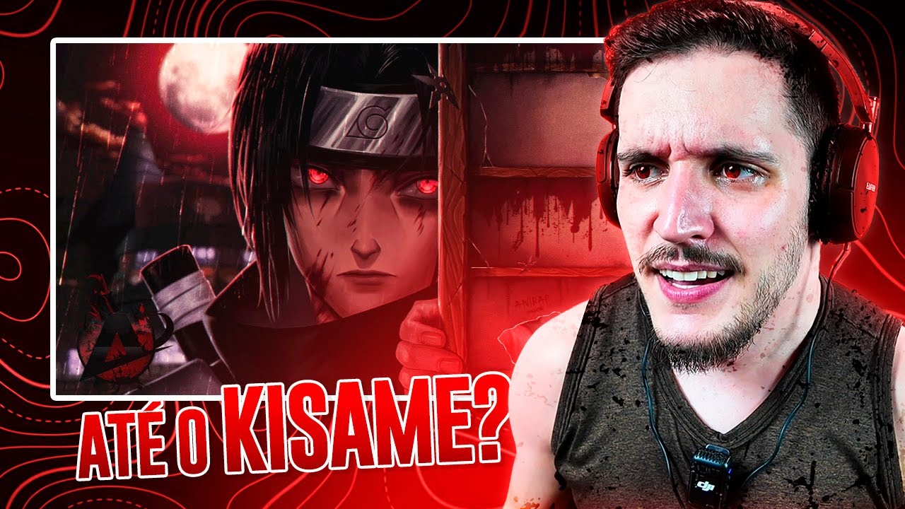 ♪ Itachi Uchiha (Naruto) | Olhos Cansados | AniRap | REACT