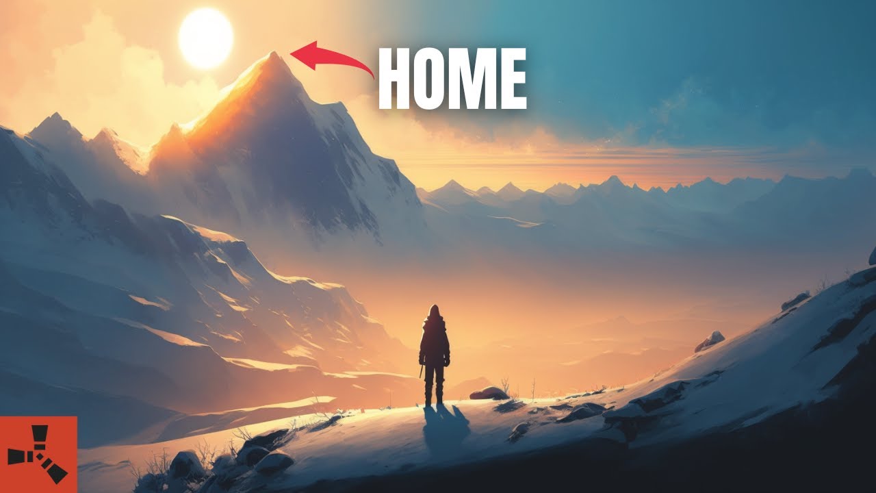 I built a SOLO COMPOUND on a MOUNTAINTOP in Rust - Solo Rust