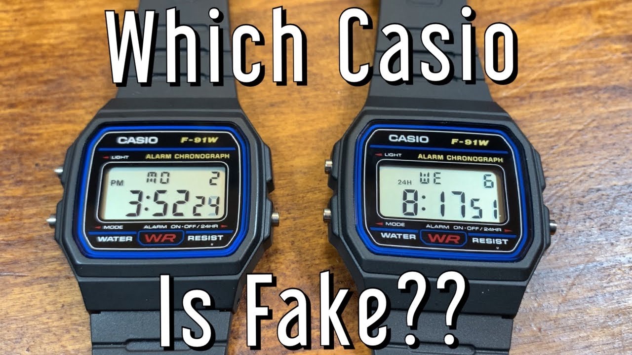 Мой Casio F91W — подделка? Сравнение.