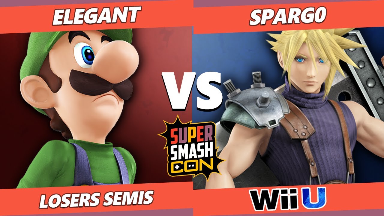 SSC Fall Fest Wii U Losers Semis - Elegant (Luigi) Vs. Spargo (Cloud) Smash 4 Tournament