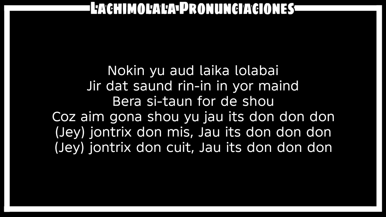 HUNTRIX - HOW IT'S DONE (PRONUNCIACIÓN FÁCIL/ LETRA FÁCIL/ EASY LYRICS/ LETRA SIMPLIFICADA)